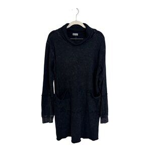 Sooniyah sweater dress size L oversized‎ pockets mock neck grunge gremlin goth